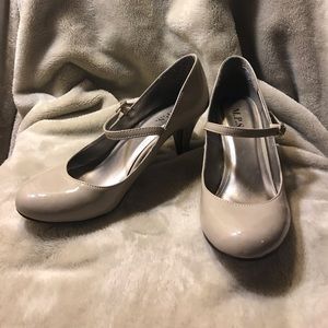Nude Mary Jane Heels